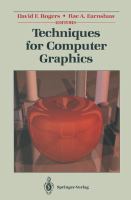 Techniques for Computer Graphics cover