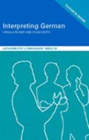 Interpreting German Advanced Language Skills cover