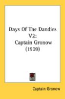 Days Of The Dandies 2 Captain Gronow cover