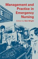 Management and Practice in Emergency Nursing cover