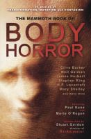 The Mammoth Book of Body Horror cover