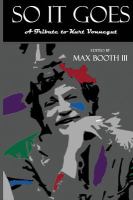 So It Goes : A Tribute to Kurt VonNegut cover