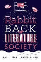 The Rabbit Back Literature Society cover