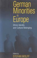 German Minorities in Europe: Ethnic Identity and Cultural Belonging cover