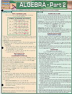 Algebra Part 2  Laminated Reference Guide cover