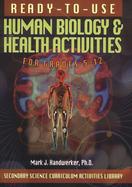 Ready-To-Use Human Biology & Health Activities For Grades 5-12 cover