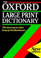 The Oxford Large Print Dictionary cover