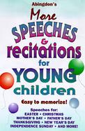 Abingdon's More Speeches & Recitations for Young Children cover