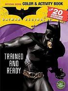 Batman Begins Color & Activity Book With Stickers cover