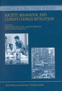 Society, Behaviour, and Climate Change Mitigation cover