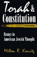 Torah and Constitution Essays in American Jewish Thought cover
