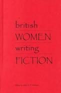 British Women Writing Fiction cover