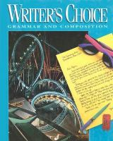 Writer's Choice cover