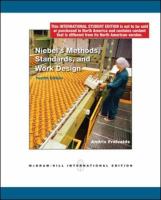 Niebel's Methods, Standards, and Work Design cover