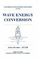Wave Energy Conversion  (volume6) cover