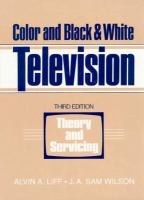 Color and Black & White Television Theory and Servicing cover