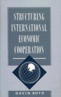 Structuring International Economic Cooperation cover
