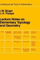 Lecture Notes on Elementary Topology and Geometry cover