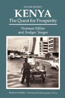 Kenya The Quest for Prosperity cover