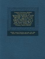 Leonora Christina Ulfeldt's Jammersminde en Egenhaendig Skuldring Af Hendes Fangenskab I Blaataarn I Aaren- 1663-1685, Udgivet Efter Det Originale H cover