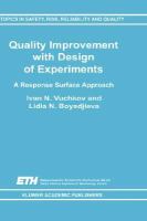 Quality Improvement With Design of Experiments cover