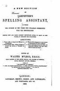 A New Edition of Carpenter's Spelling Assistant cover