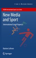 New Media and Sport : International Legal Aspects cover