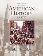 American History A Survey  Since 1865 (volume2) cover