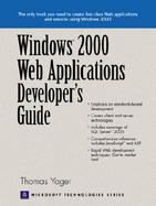 Windows 2000 Web Applications Developer's Guide cover