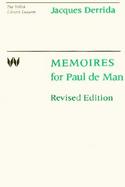Memoires for Paul De Man cover