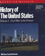 History of the United States, Civil War to the Present cover