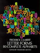 Letter Forms 110 Complete Alphabets. cover