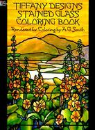 Tiffany Designs Stained Glass Coloring Book cover