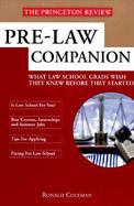 Princeton Review: Prelaw School Companion cover