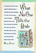 What No One Tells the Bride Surviving the Wedding, Sex After the Honeymoon, Second Thoughts, Wedding Cake Freezer Burn, Becoming Your Mother, Screamin cover