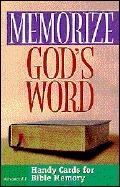 Memorize God's Word Handy Cards for Bible Memory, Advanced cover