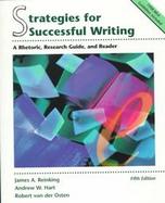 Strategies for Successful Writing: A Rhetoric, Research Guide, and Reader cover