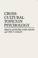Cross-Cultural Topics in Psychology cover