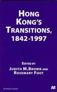 Hong Kong's Transitions, 1842-1997 cover