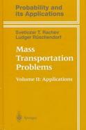 Mass Transportation Problems Applications (volume2) cover