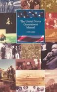The United States Government Manual 1999/2000 cover