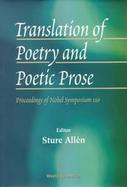 Translation of Poetry and Poetic Prose Proceedings of Nobel Symposium 110 cover