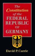 The Constitution of the Federal Republic of Germany cover
