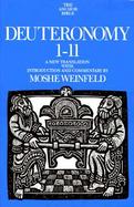 Deuteronomy 1-11 A New Translation With Introduction and Commentary (volume5) cover