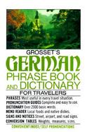 Grosset German Phrase Book Dictionary cover