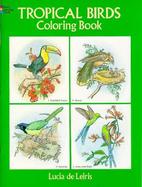 Tropical Birds Coloring Book cover