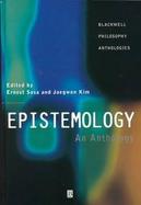 Epistemology An Anthology cover