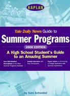 Yale Daily News Guide to Summer Programs cover