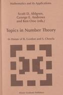 Topics in Number Theory In Honor of B. Gordon and S. Chowla cover