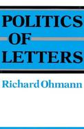 Politics of Letters cover